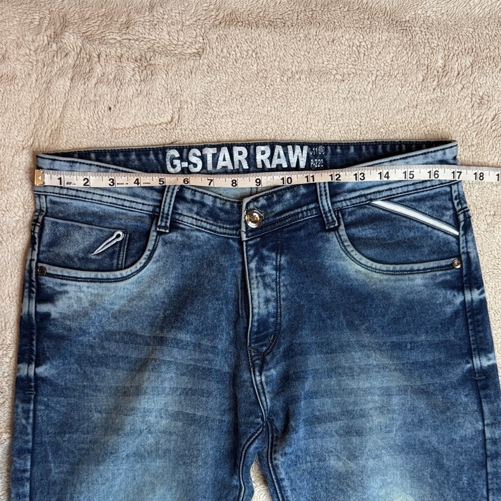 G-Star Men's Blue Straight Jeans 1160 sz 36 - Picture 5 of 12